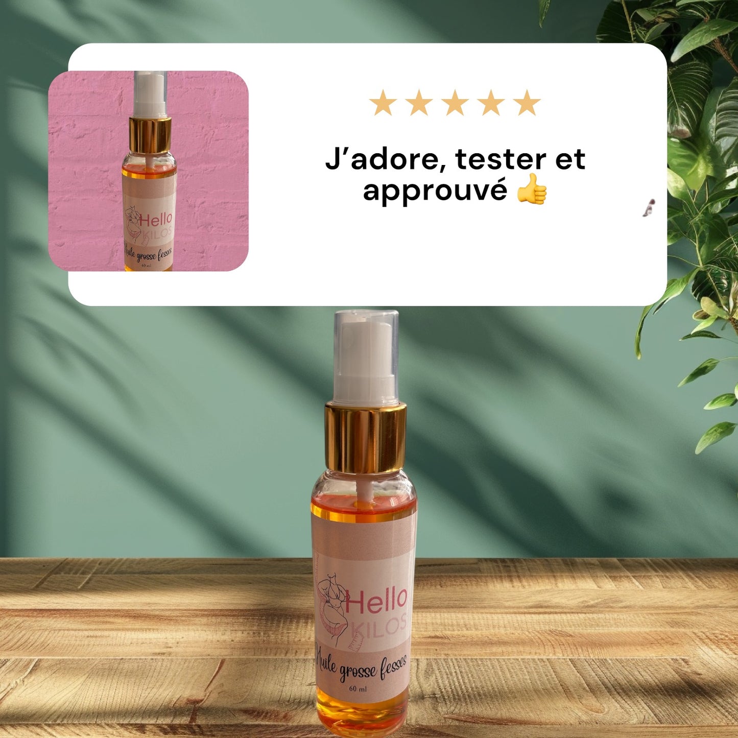 Huiles sublime fessier